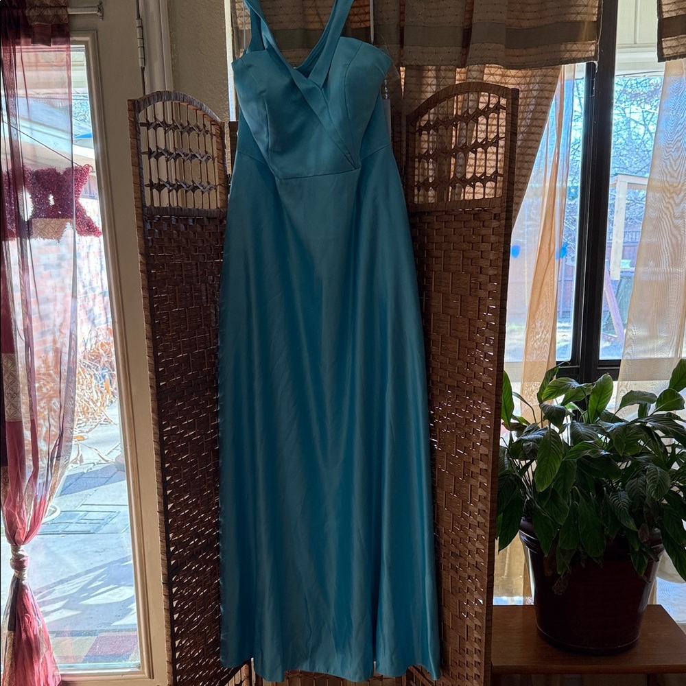 Lulu's Elegant Blue Maxi Dress